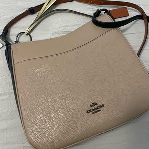 **NEW** COACH Women's Polished Pebble Leather Chaise Crossbody